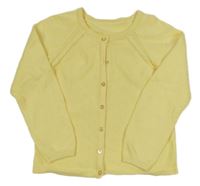 Žlutý propínací svetr Nutmeg