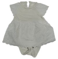 Bílé šaty se všitým body