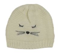 Smetanová třpytivá čepice s čumáčkem Topomini 