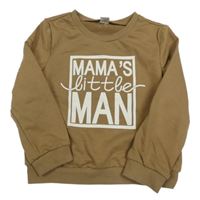 Hnědá mikina s nápisem zn.Shein