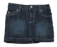 Tmavomodrá riflová sukně 