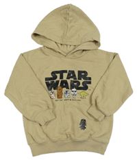 Béžová mikina se Star Wars a kapucí H&M
