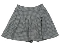 Světlešedo-tmavošedo-černé vzorované kraťasy se sukní George
