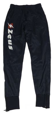 Tmavomodré sportovní tepláky s logem Zeus