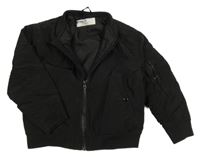 Černý šusťákový zateplený bomber H&M