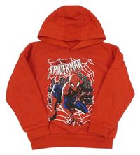Červená mikina se Spider-manem a kapucí PRIMARK