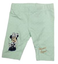 Mátové puntíkaté elastické kraťasy s Minnie C&A