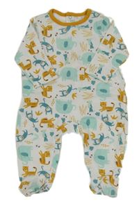 Bílý overal se zvířaty Orchestra