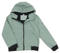 Světlezelená softshellová bunda s kapucí Yigga