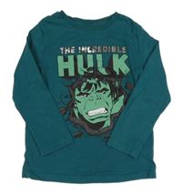 Zelené triko s Hulkem Marvel