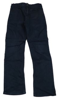 Tmavomodré slim rifle Kiabi