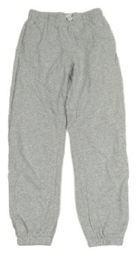 Světlešedé melírované tepláky H&M