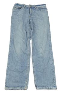 Světlemodré straight rifle H&M