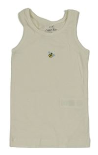 Smetanový top s včelou TCM