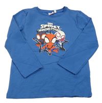 Modré mikinotriko se Spidermanem Marvel