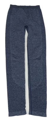 Tmavomodré melírované spodní kalhoty Yigga