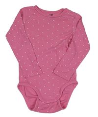 Růžové puntíkaté body H&M