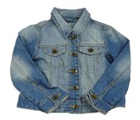 Světlemodrá riflová bunda s kapsami C&A