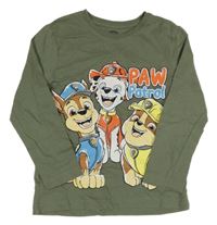 Khaki triko s Tlapkovou patrolou Nickelodeon