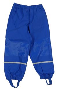 Modré nepromokavé kalhoty s pruhy Lupilu