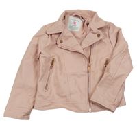 Růžový koženkový křivák Primark