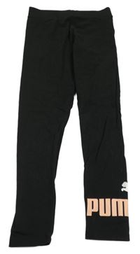 Černé legíny s logem Puma