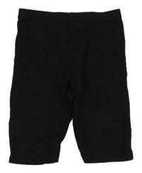 Černé elastické kraťasy H&M