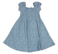 Světlemodré květované šaty Primark