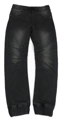 Tmavošedé teplákové cuff rifle Yigga