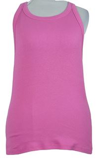 Dámský růžový žebrovaný top Primark 