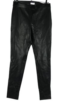 Dámské černé koženkové tregíny Tchibo 