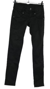 Dámské černé skinny rifle GANG 