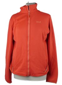 Dámská červená thermo propínací mikina Jack Wolfskin 