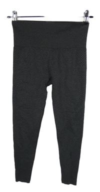 Dámské tmavošedé puntíkované sportovní legíny H&M