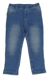 Modré teplákové džegíny Primark