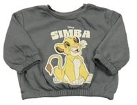 Šedá mikina se Simbou Disney