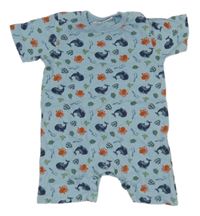 Modrý overal s obrázky Ergee