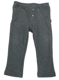 Tmavošedé melírované tepláky Topolino