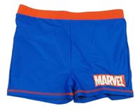 Modro-červené kraťasové plavky Marvel 