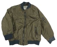 Khaki šusťákový zateplený bomber zn. Next