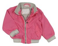 Růžový šusťákový jarní bomber Impidimpi