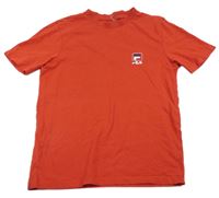 Červené tričko s logem Fila 