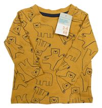 Nové - Medové triko s medvědy Primark