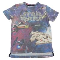 Barevné vzorované tričko se Star Wars 