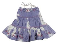 Levadulovo-bílá halenková tunika Mothercare