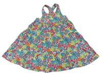 Barevné květinové bavlněné šaty Mothercare