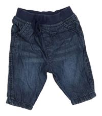 Tmavomodré podšité rifle Tu