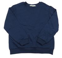 Tmavomodrá mikina H&M