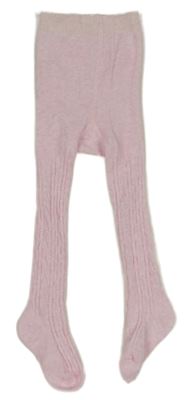 Světlerůžové punčocháče 