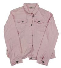 Světlerůžová riflová bunda Alive